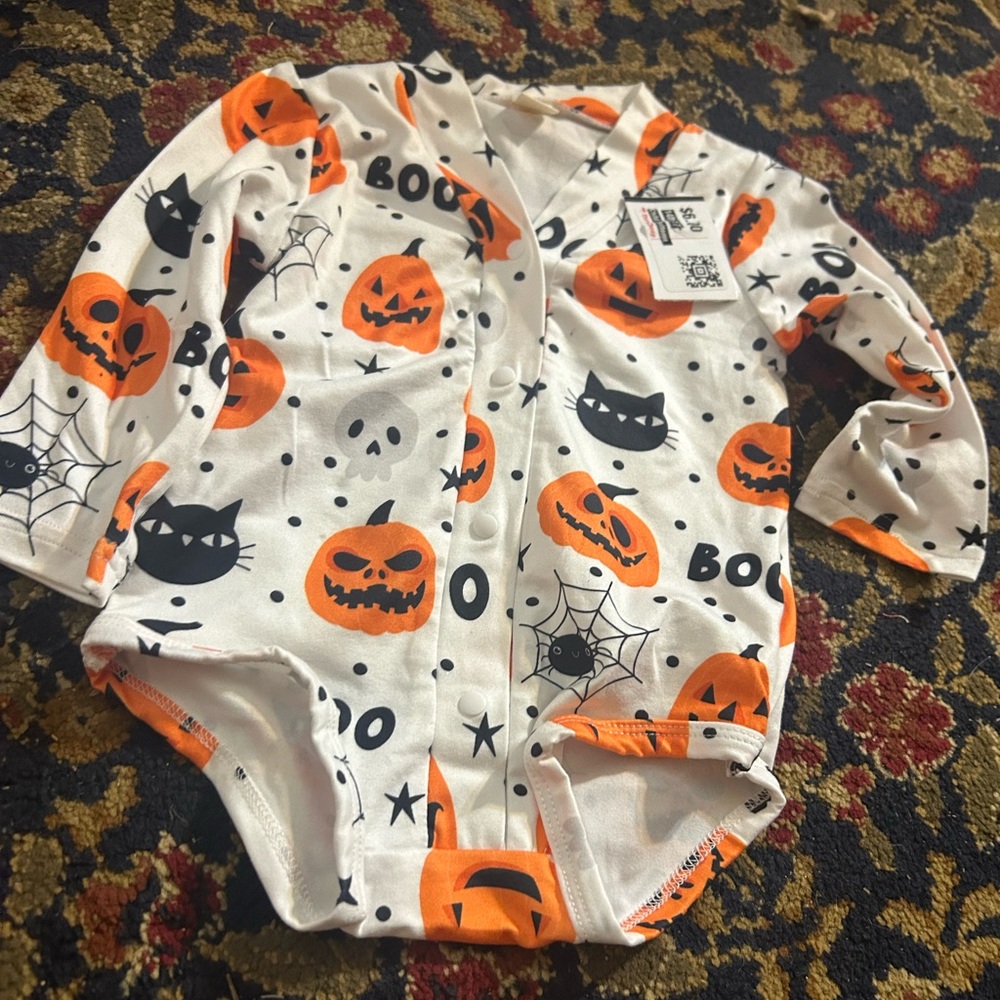 Halloween button down